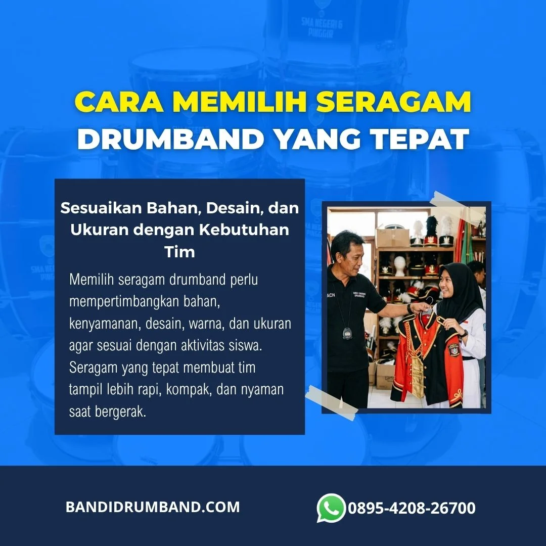 Cara Memilih Seragam Drumband yang Tepat Panduan Lengkap untuk Sekolah