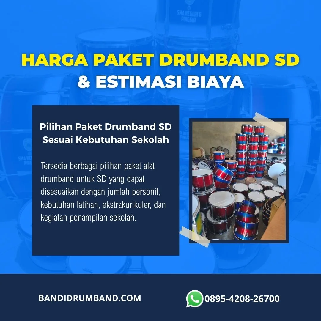 Harga Drumband SD Paket, Estimasi Biaya, dan Panduan Memilih yang Tepat-1