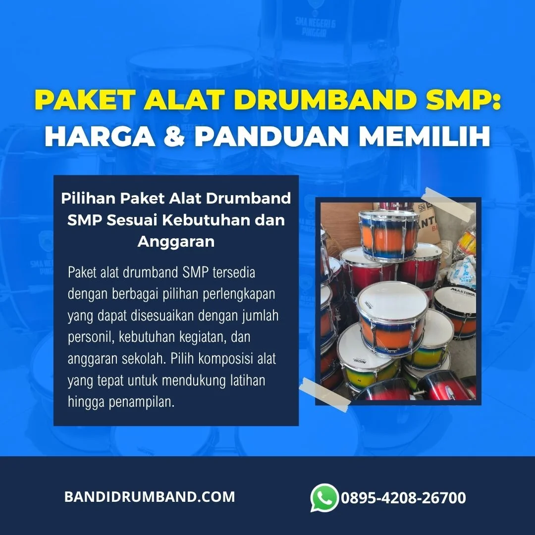 Harga Drumband SMP Paket, Estimasi Biaya, dan Panduan Memilih yang Tepat