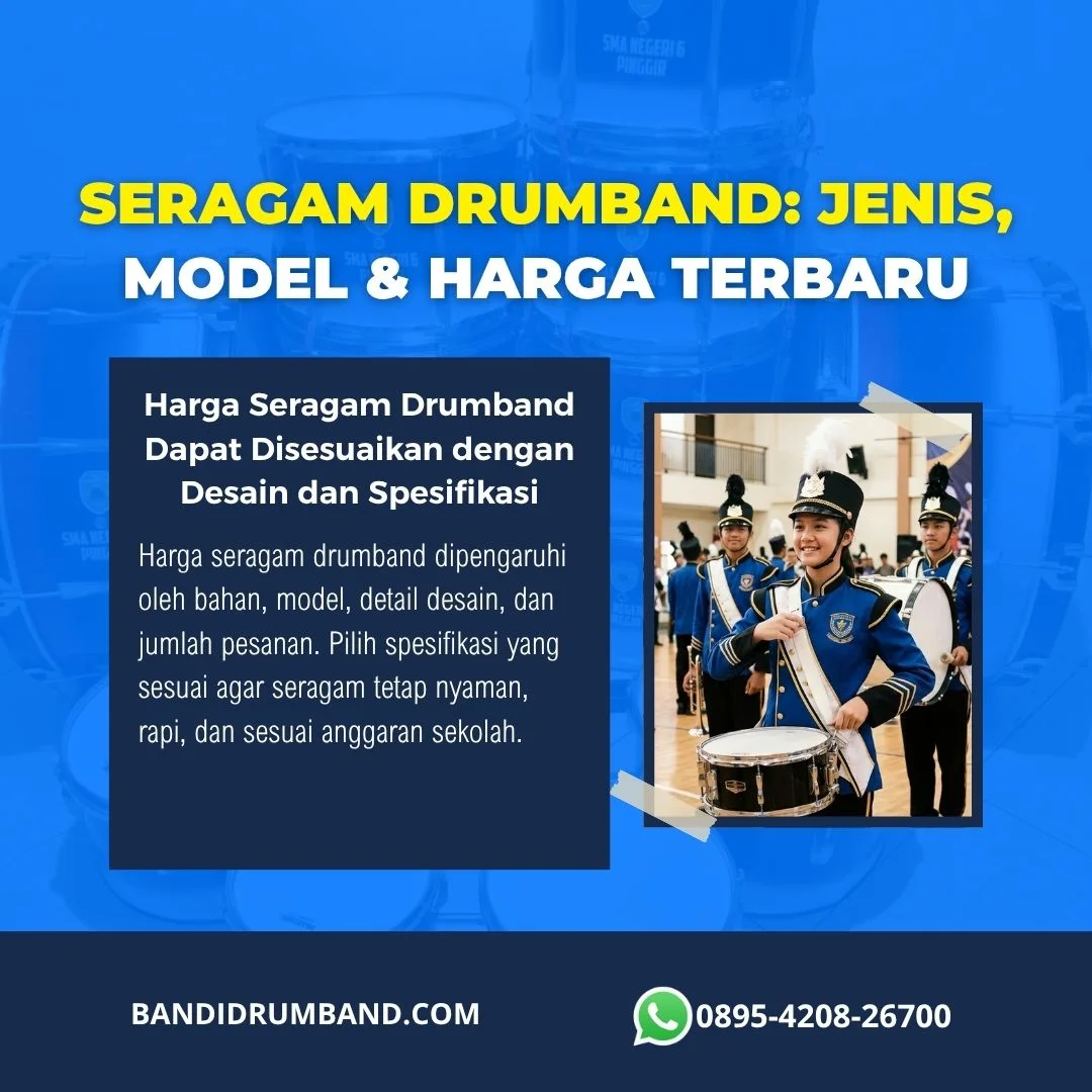 Seragam Drumband Jenis, Model, Tren, dan Harga Terkini-1