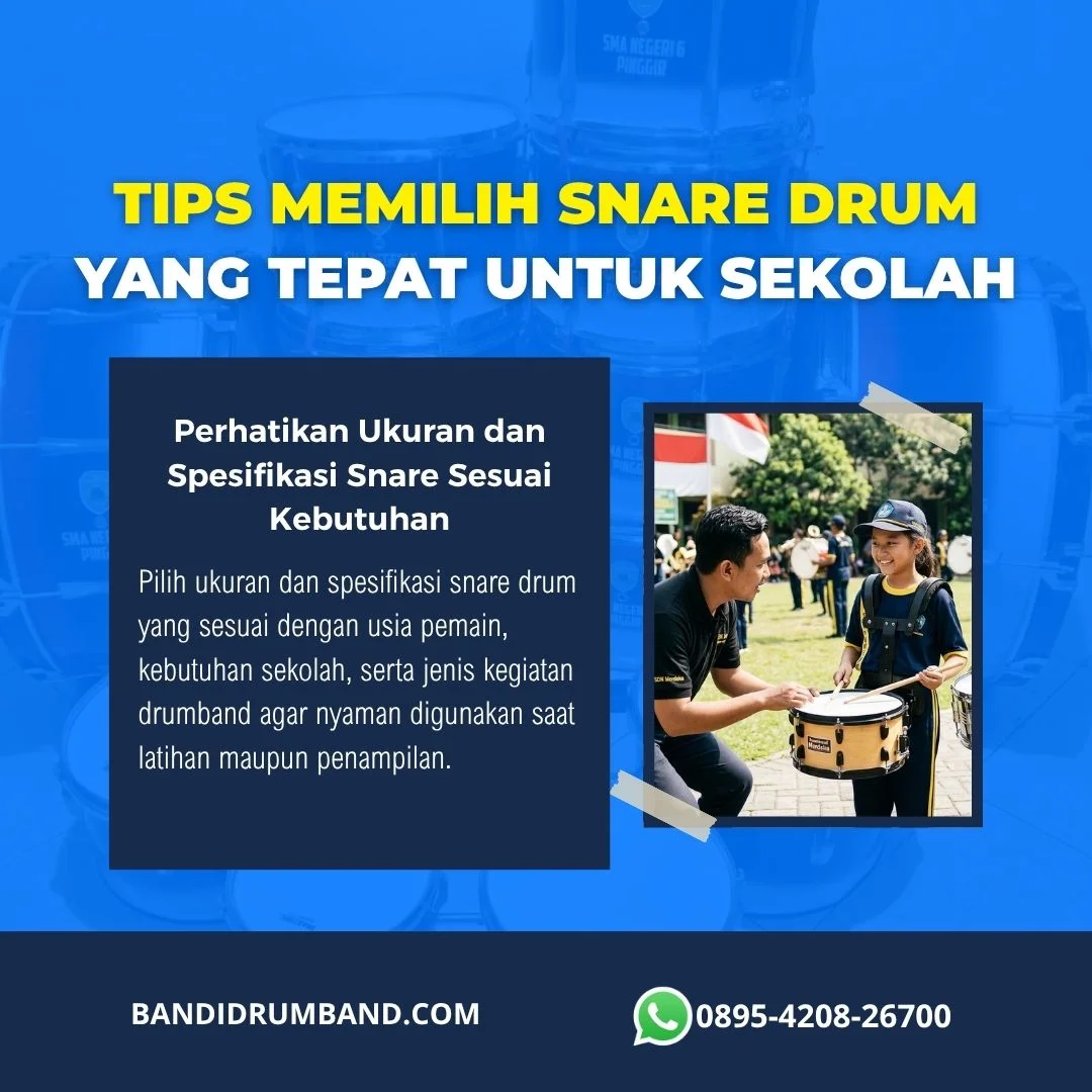 Snare Drum Drumband Panduan Lengkap Memilih yang Tepat untuk Sekolah-1