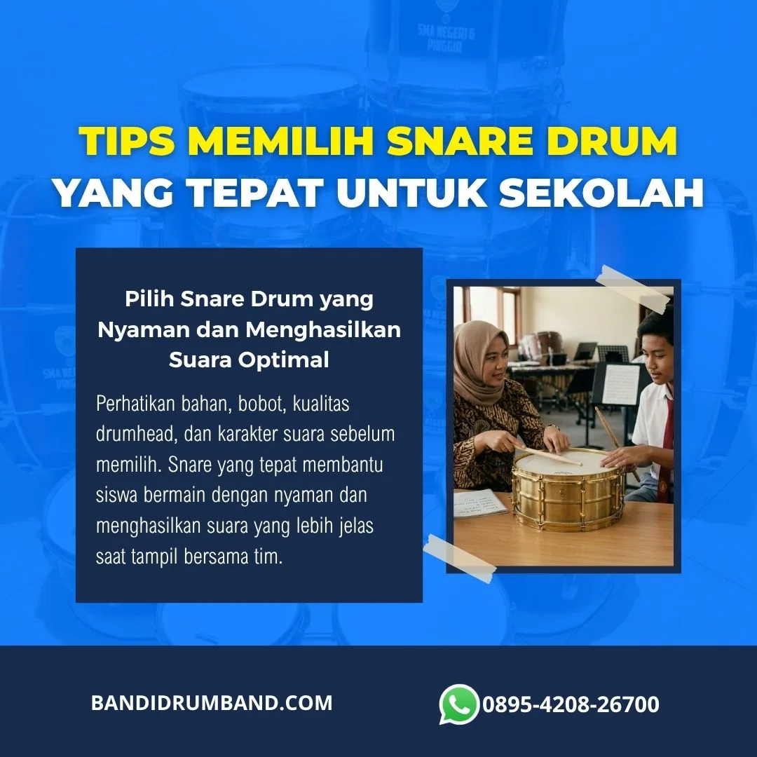 Snare Drum Drumband Panduan Lengkap Memilih yang Tepat untuk Sekolah