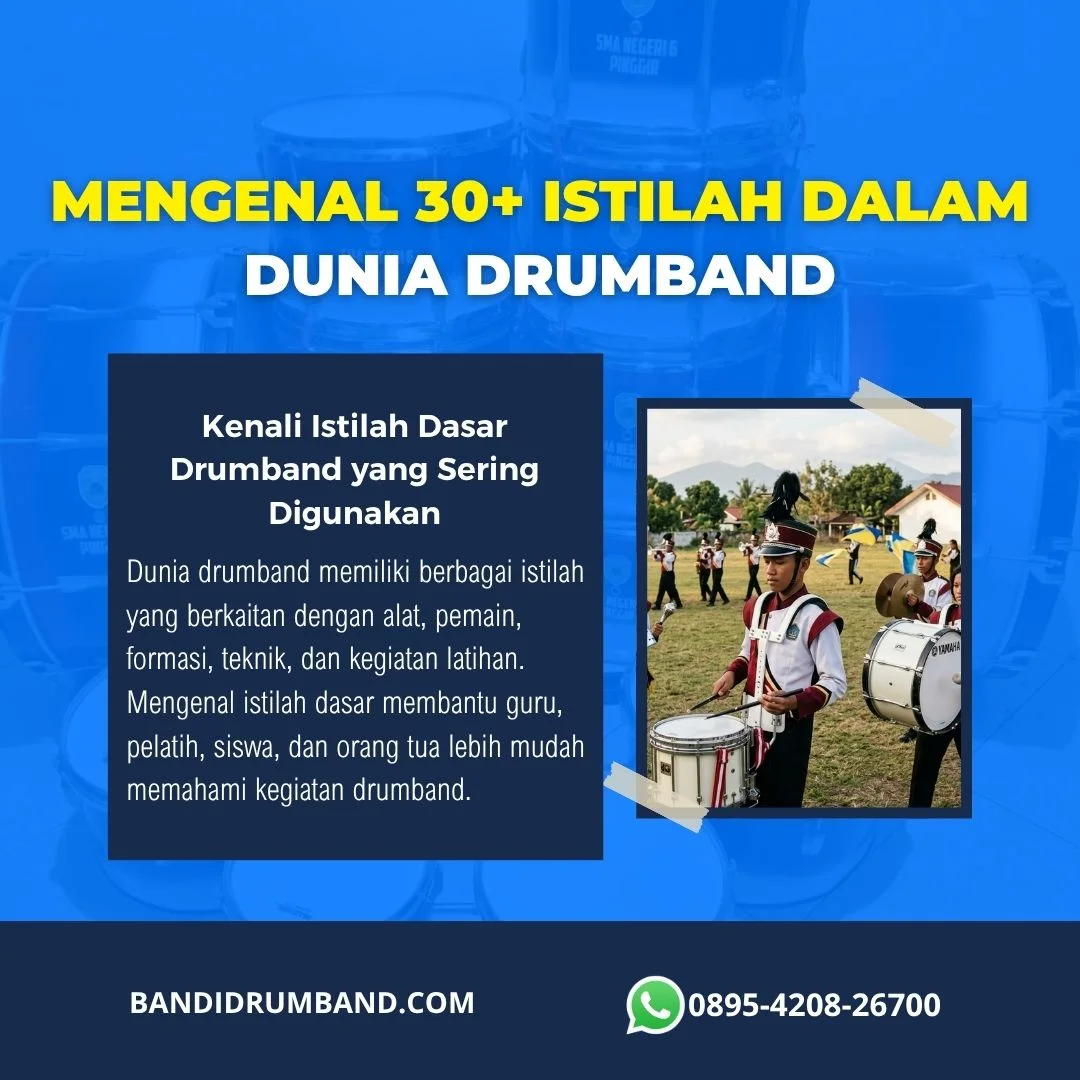 Glossary Drumband 30+ Istilah yang Wajib Diketahui Guru, Pelatih, dan Orang Tua-1