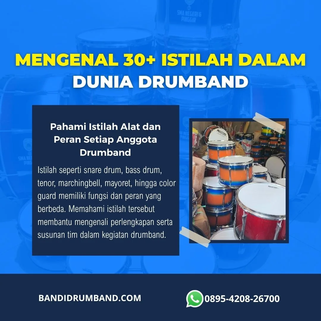 Glossary Drumband 30+ Istilah yang Wajib Diketahui Guru, Pelatih, dan Orang Tua